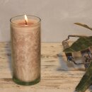 Palmwax Candle Jar, UNIQUE Grey Beige, Ø ca. 6 cm,...