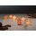 Illuminated Salt Crystal FIRE STONES STAR, 8 crystals, incl. LED fairy lights