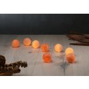 Illuminated Salt Crystal FIRE STONES GLOBES, 8 crystals, incl. LED fairy lights