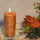 Palmwax Candle Jar, UNIQUE Caramel, Ø ca. 6 cm, Height ca. 14 cm