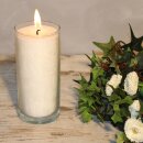 Palmwax Candle Jar, UNIQUE White, Ø ca. 6 cm,...