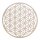 Wooden wall decoration, Flower of Life, ca. Ø 50 cm