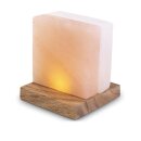 USB SQUARE „Orange/White“, with wooden base,...