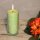 Palmwachs-Kerze, UNIQUE Lindgrün, Ø ca. 6 cm, Höhe ca. 14 cm