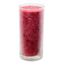 Palmwax Candle Jar, UNIQUE Red, Ø ca. 6 cm, Height...