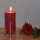 Palmwachs-Kerze, UNIQUE Rot, Ø ca. 6 cm, Höhe ca. 14 cm