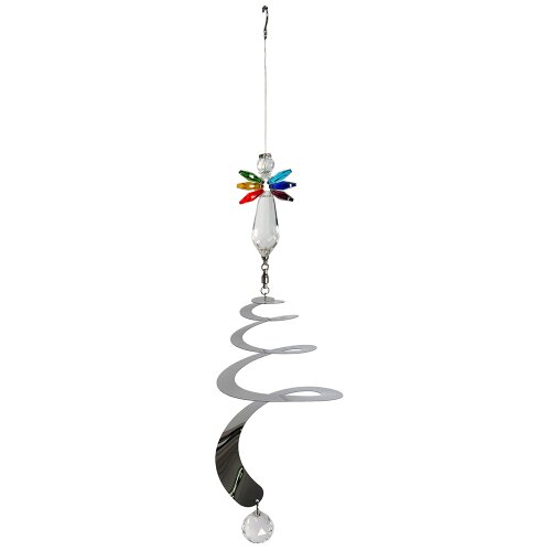 Spinner with Crystal, Angel, MULTICOLOR, ca. 6"