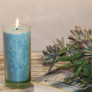 Palmwax Candle Jar, UNIQUE Turquoise, Ø ca. 6 cm,...