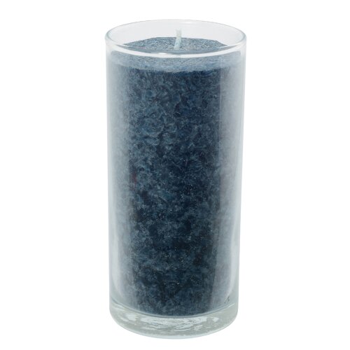 Palmwax Candle Jar, UNIQUE Ocean, Ø ca. 6 cm, Height ca. 14 cm