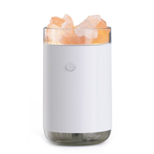 Beleuchtete Salzkristalle Aroma Diffuser, ca. 125 x 77 x 77 mm