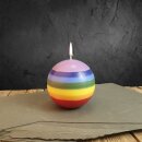 Chakra candle ball, multicolour, ⌀ approx. 10 cm