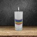 UNIQUE candle white chakra bow (multicolour), ⌀ approx....