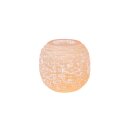 Teelichthalter PINK Selenit, ball, ca. 400-600 g