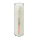 Palmwachs-Kerzen, ADVENT 1-24 Weiß, mit Etikett, Ø ca. 6 cm, Höhe ca. 20 cm