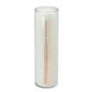 Palmwax Candles, ADVENT 1-24 White, with label, Ø ca. 6 cm, Height ca. 20 cm