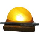 USB pen holder with wooden base