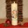 Palmwax Candles, X-MAS TREE White, with label, Ø ca. 6 cm, Height ca. 20 cm