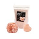 SET Wellness:  Badesalz 500 g + Teelichthalter...