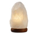 Beleuchteter Salzkristall Rock WEISS, RGB LED, ca. 1,7...