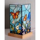 Art Light Schmetterling mit Holzsockel 12x12x22 cm