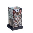 Art Light Cat with black base 10x10x16,5 cm
