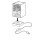 Art Light Leuchtturm mit Holzsockel 12x12x22 cm