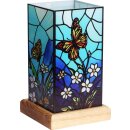 Art Light Schmetterling mit Holzsockel 10x10x16,5 cm