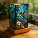 Art Light Kolibri mit Holzsockel 10x10x16,5 cm