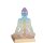 Art Light Teelichthalter Chakra mit Holzsockel 10,3x10,3x16,3 cm