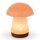 LED Pilz mit Holzsockel