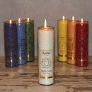 CHAKRA candle, ca. 20 cm, WHITE