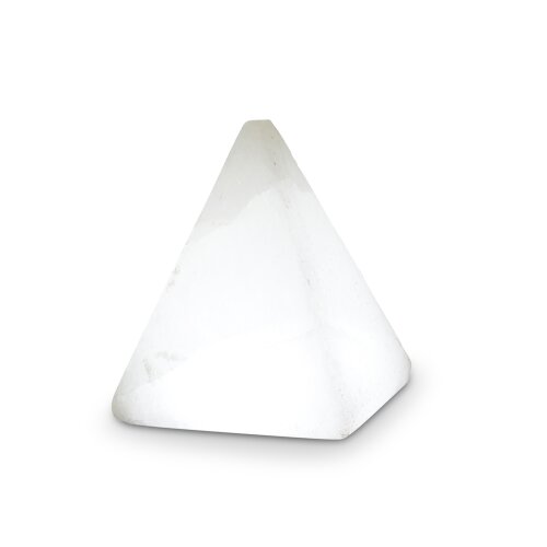 Salzkristall PYRAMIDE, White Line