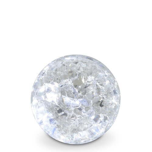 LED Accessories, Crystal Glass Ball SPLINTERED, Ø ca. 6.5 cm