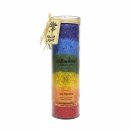 CHAKRA-Kerze, ca. 20 cm, MULTICOLOR