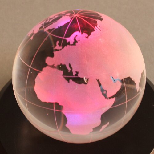 LED Accessories, Crystal Glass Ball EARTH, Ø ca. 6.5 cm